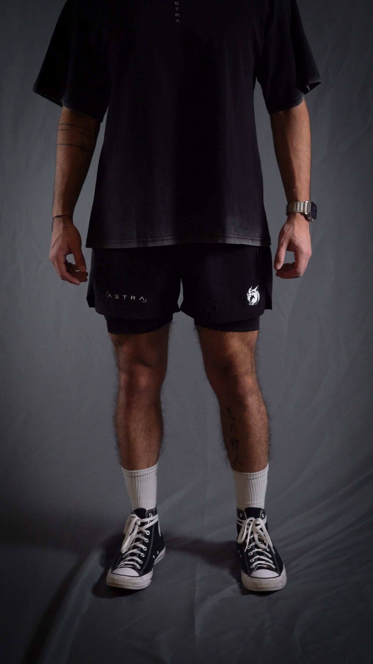 “We Are Infinite” (Sabyrlite+) Compression Shorts (Onyx)
