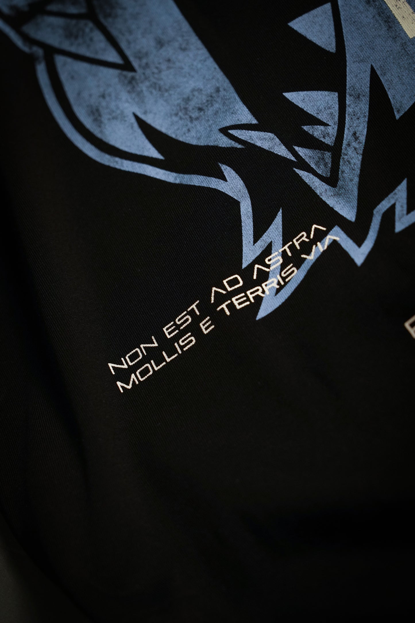 “We Are Infinite” (Premier Vintage) Oversized Cloak (Obsidian/Glacier)