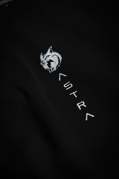 “We Are Infinite” (Premier Vintage) Oversized Cloak (Obsidian/Ember)