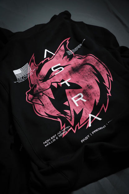 “We Are Infinite” (Premier FT) Oversized Jumper (Obsidian/Ember)