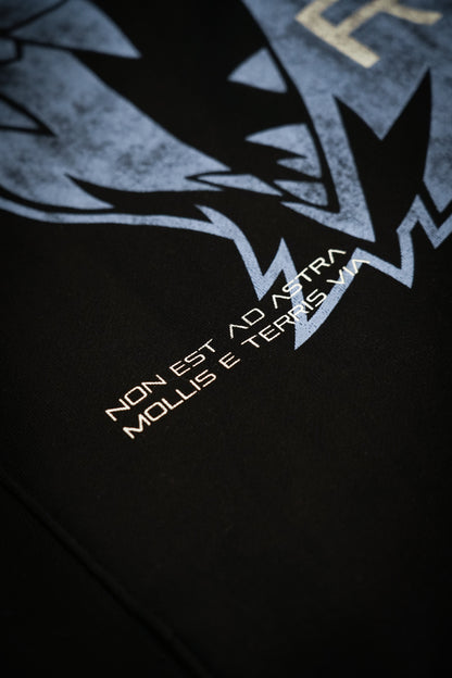 “We Are Infinite” (Premier FT) Oversized Jumper (Obsidian/Glacier)