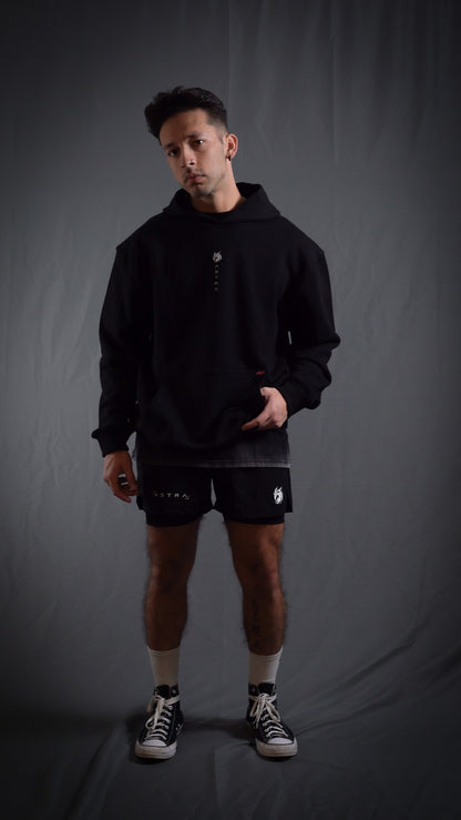 “We Are Infinite” (Premier FT) Oversized Jumper (Obsidian/Ember)