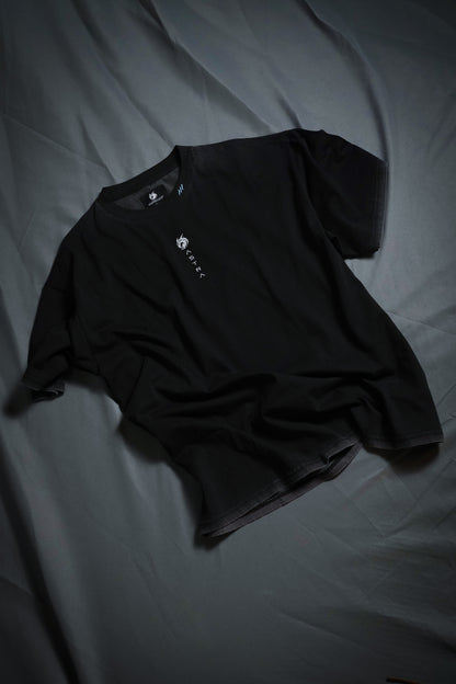 “We Are Infinite” (Premier Vintage) Oversized Cloak (Obsidian/Glacier)