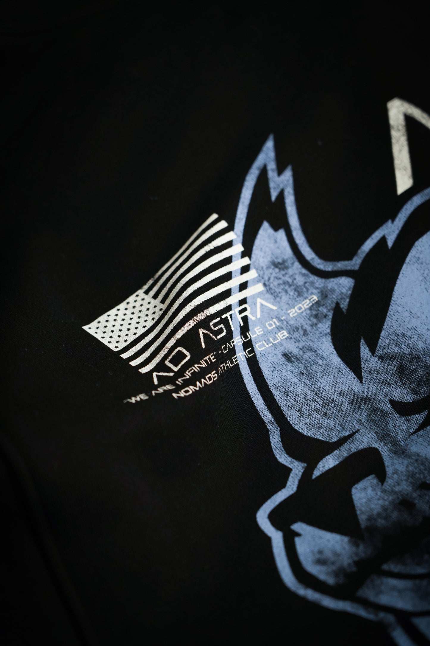 “We Are Infinite” (Premier FT) Oversized Jumper (Obsidian/Glacier)