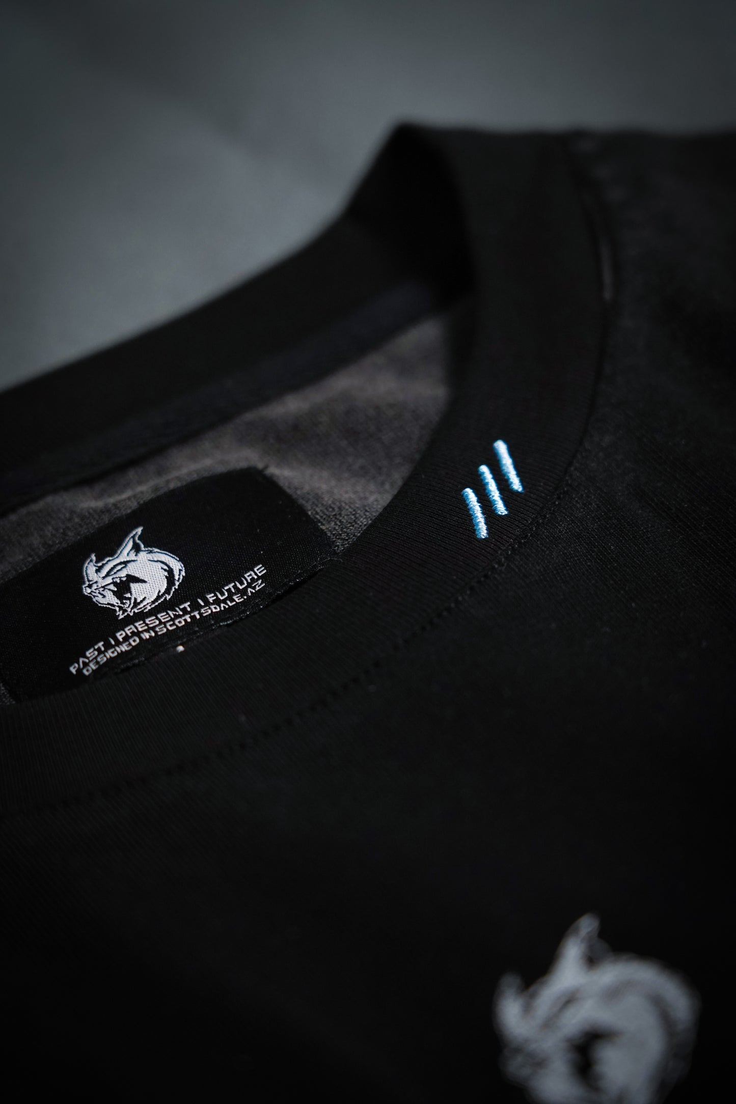 “We Are Infinite” (Premier Vintage) Oversized Cloak (Obsidian/Glacier)